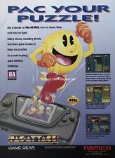 1994 AD PAC ATTACK Pac Man Namco NINTENDO GENESIS Pac-Mania VINTAGE picture
