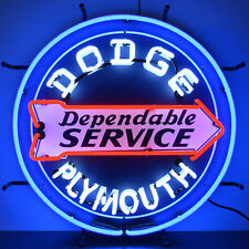 Man Cave Lamp DODGE DEPENDABLE SERVICE NEON SIGN picture