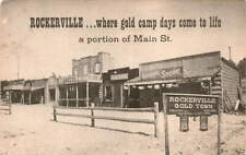 Vintage Main Street Rockerville SD Gold Town Postcard picture