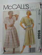 1985 McCall's Liz Claiborne Skirt and Blouse Set Sewing Pattern #9560 Sz 14  picture