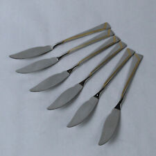 Set Of 6 Oneida Golden Era Butter Knives Silvertone Flatware picture