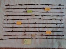 Antique Barbed Wire, 10 DIFFERENT PIECES, Excellent starter bundle , Bdl #69 picture