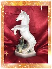 Vtg 1962 Jim Beam Regal China Rearing Grey/White Horse Decanter Beam’s Trophy picture
