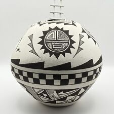 Navajo Acoma Style Handmade And Hand Painted Kiva Pot Pottery By Westly Begay picture