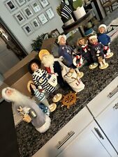 BYERS CHOICE Carolers Beach Lot 8 picture