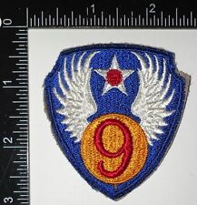 WWII US 9th Ninth Army Air Force AAF US Made Patch picture