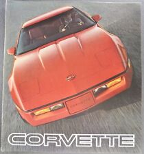 1985 Chevrolet Corvette Large Sales Brochure Folder Excellent Original 85 picture