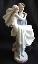 LLADRO FIGURINE WEDDING COUPLE “OVER THE THRESHOLD” 5282 c1985 MINT picture