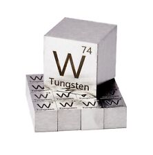 Tungsten Metal 10mm Density Cube 99.95% for Element Collection USA SHIPPING picture