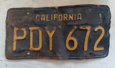 Vintage 1963 California License Plate  picture