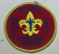 1963 Protestant Retreat Lackland AFB Tejas Texas    Boy Scout Patch MC6 picture