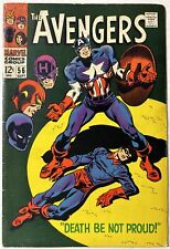 Avengers #56 Baron Zemo Appearance Bucky  John Buscema Cover Marvel 1968 VG+ picture