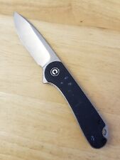 CIVIVI Elementum Flipper Knife Black G10 Handle (2.96