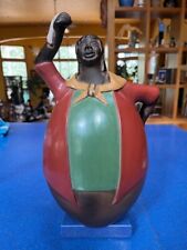 Ceramic South American Figurine, colorful whimsical shape, excellent condition picture