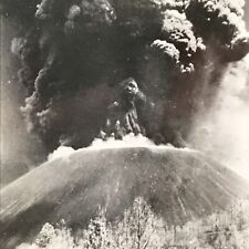 EKC 1940's RPPC Paricutin Volcano Eruption Real Photo Postcard Michoacan picture