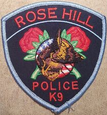 KS Rose Hill Kansas K-9 Unit Police Shoulder Patch picture