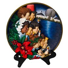 VTG Disney Epcot Candlelight Processional 3D Plate Holiday Reflections Mickey 98 picture