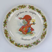 Gigi Collectors Plate Christmas 1972 Commemorative Edition Made In USA  10 Inch picture
