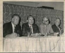 1970 Press Photo Manpower and Employment officials during press conference picture