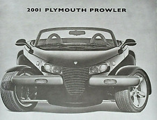 2001 PLYMOUTH PROWLER SALES BROCHURE ~ 6 PAGES ~ 8.5