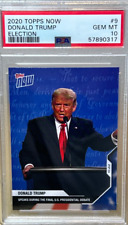 DONALD TRUMP 2020 TOPPS NOW PSA 10 ELECTION FINAL DEBATE PRESIDENT CARD #9 MAGA picture