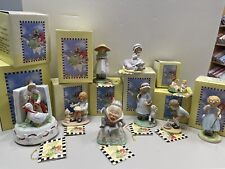 9pc Lot Mother Goose Ceramic Figurine The Good Company With Original Boxes picture