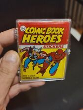 1974 Topps Comic Book Heroes Marvel Stickers Pack Wax 1975 Rare Vintage Comics picture