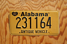 One or More - Alabama ANTIQUE VEHICLE License Plate Heart of Dixie picture
