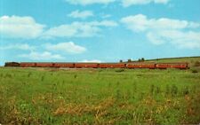 Postcard-Strasburg Railroad, Steam Locomotive #90 and Seven Red Coaches  1293 picture