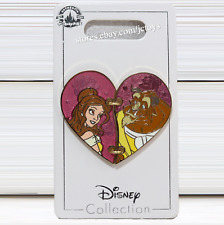 Disney Parks - Belle Beauty and the Beast Two Heart Pieces - Pin picture