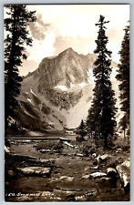 RPPC Vintage Postcard - Colorado Snowmass Lake - Real Photo - Unposted picture