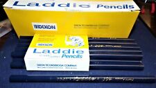 Lot  of 12 Vintage Dixon Laddie School Pencils - #304 New Thick  Unsharpened picture