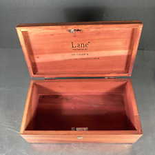 VTG LANE Miniature Wooden Cedar Chest Jewelry Trinket Memory Box Lancaster PA picture