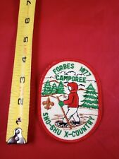 Vtg Forbes 1977 Camporee Snow Shu X Country Patch Camping *149-GC picture