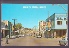 MEXICO NOGALES SONORA 1971 Obregon Avenue Vintage Postcard PC picture