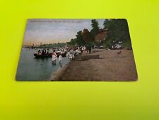 Cleveland, Ohio ~ Edgewater Bathing Beach - 1913 Stamped Antique Postcard picture