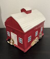 The Pioneer Woman Cookie Jar Red Barn Charlie Basset Hound Dog picture