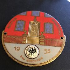 VINTAGE Rare  Grill Badge Gautag Monschau 1955 picture