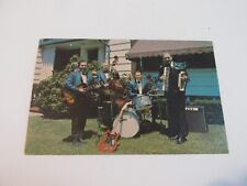 Vintage Advertising Postcard Johnny Napp his Guitar & Orchestra, Waterbury CT picture