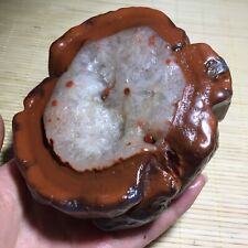990g Bonsai Suiseki-Natural Gobi Agate Eyes Stone-Rare Stunning Viewing picture