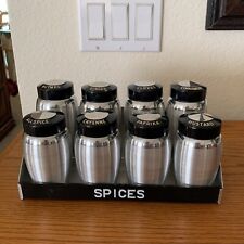 Vintage MCM 1950’s Kromex Spice Jars/Shakers And Rack (NEAR MINT) picture