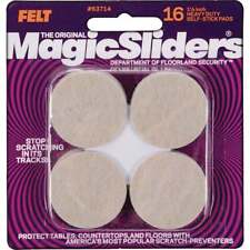 Magic Sliders 1-1/2 In. Round Oatmeal Self-Adhesive Heavy-Duty Furniture Pad picture