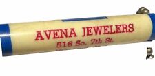 Vintage Vineland NJ Avena Jewelers New Jersey Jewelry Store Pencil Keychain picture