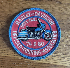 Vintage Harley Davidson 74 & 80 Dresser Touring Association Int'l N. E. Patch picture