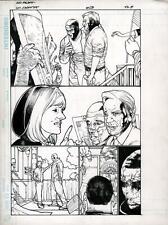JSA: Classified #29 pg 8 Alex Sanchez Original Art  Mr. Terrific Justice Society picture