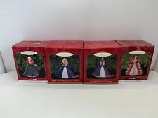 Set of 4 Hallmark Barbie Keepsake Ornaments Christmas Tree Decorations Mattel picture