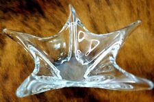 Wonderful Daum France Lead Crystal Art Modern Star Bowl ca1950 picture