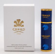 Creed Leather Atomizer Blue / Light Blue 5ml MAGNETIC CAP Ships Fast  Finescents picture