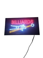 Lighted Blinking Billiards Sign 19 In. X 10 In. picture