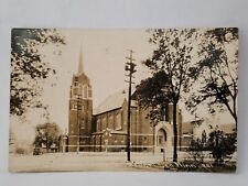 Postcard RPPC Albert Lea Minnesota First Lutheran Church c1928? picture